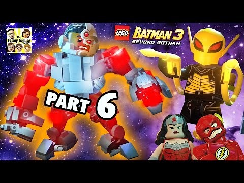 Lets Play Lego Batman 3 - Firefly & Giant Cyborg! (Part 6 BEYOND GOTHAM) Space Station Infestation
