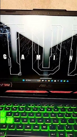 ASUS Tuf A15(2025) all keyboard backlit modes and brightness levels 😍