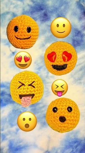 STOP SCROLLING! Make 8 Emojigurumi Faces in 15 Mins (Beginner Crochet Pattern)