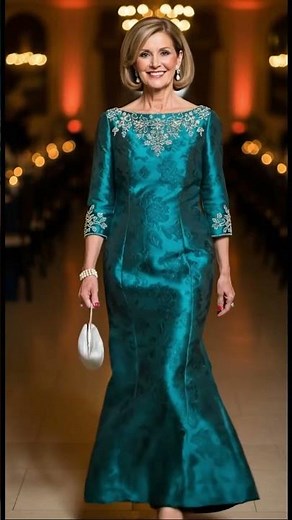 Elegant Brocade Mother of the Bride Gowns | Timeless, Chic Styles for Sophisticated Wedding Moms