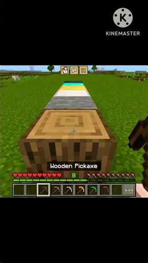 Minecraft gold log fastest breaking block #short video #game video #gaming #minecraft #gold log