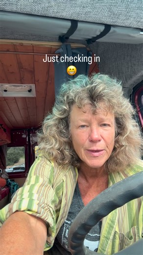 Karen Hellstrom on Instagram: "Not all my days on the road are exciting. Sometimes my plans have to be altered. Weather is a big factor for me. If I take I-5 and the coast clears up is an easy jump over. #ramblinwcurlyb #trustthejourney"