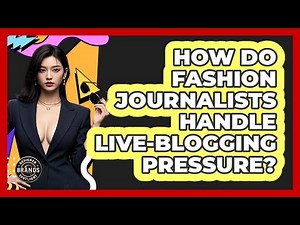 How Do Fashion Journalists Handle Live-blogging Pressure? - Designer Brands Spotlight