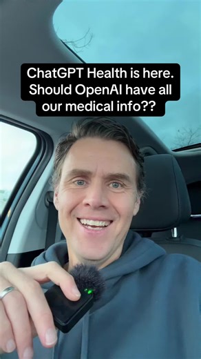 ChatGPT Health is here and I’m actually arguing that *maybe* it’s a really good idea to give all health info to OpenAI. #chatgpt #ai #healthcare #openai #chatgpthealth
