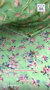 Saroj Fabrics "Modal Satin Fabric with Floral Print" make, suits,...