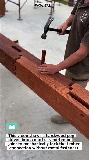 Timber Framing Without Nails | Mortise & Tenon Craft #Woodworking #TimberFrame #Carpentry