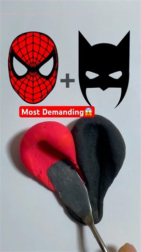 Satisfying Clay Mixing 😱 Batman Colors”