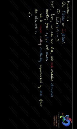 Whether {1,2,3,...} is a finite or an infinite set?