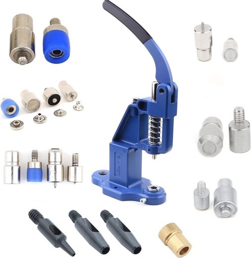 Leather Hand Press Machine Kit for Setting Rivets, Eyelets, Grommets and Snap Buttons - Etsy