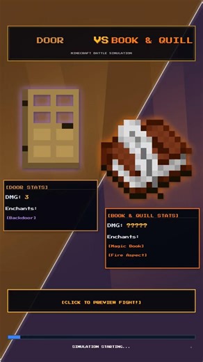 99% of People Pick the Wrong One 🔥 — Simulation: Door vs Magic Book #minecraft #pixelart