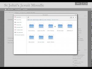 Add a file to Moodle Text Box