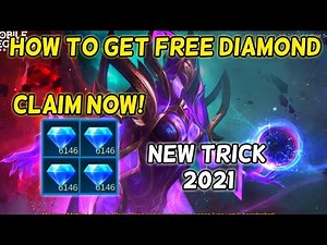 New Trick 2021! How to get free diamond Mobile Legends