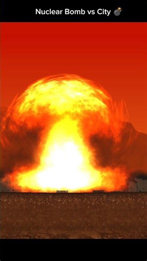 Asteroid ☄️ Earth Par Aur City Par Nuclear Bomb 💣😱 | Full Destruction 🔥| Solar Smash #Shorts