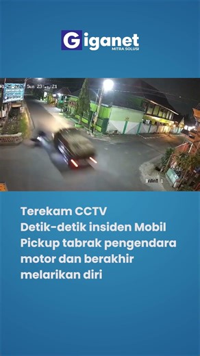 📍Perempatan Mangunrejo, Ngadiluwih, Kediri #giganetmitrasolusi #kecelakaan #cctv #kediri #fyp