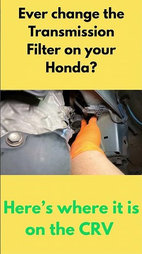 Honda CRV Transmission Filter Location and how to change (Easy Access)#carmaintenance #hondacrv