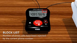 Watch CPR V5000 Call Blocker Call List Block List Explainer Video on Amazon Live