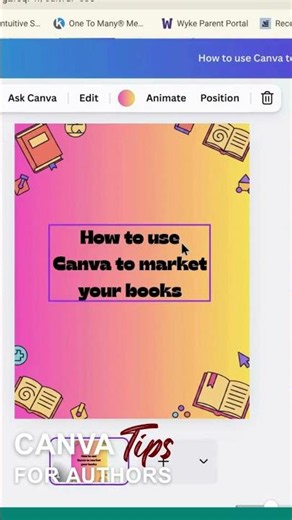 Edit your Canva AI Designs for Perfect Book Posts