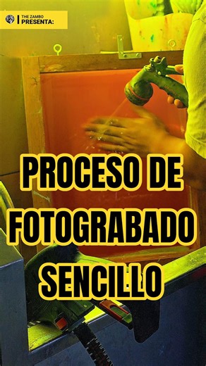 Photogravure process in simple steps ✅️ #steps #screenprinting