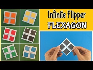 INFINITE FLIPPER | FLEXAGON - DIY Tutorial by Paper Folds #714