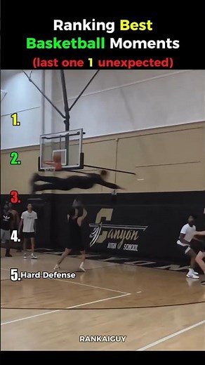 Ranking The Best Basketball Moments !🤯🏀