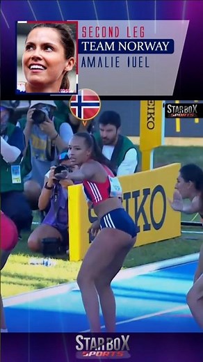 Norway vs Spain Thriller! Women’s 4x400m Relay Final | World Relays 2026 #sports #shorts