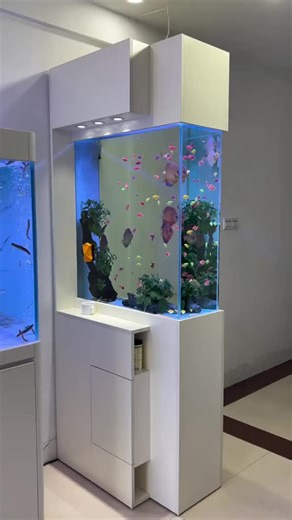 🌟 The Smart Aquarium – Perfection, Automated 🌟 Technology meets tranquility. Take the guesswork out of fishkeeping. All-In-One Intelligence: · Wi-Fi Control: Monitor and adjust lights, temperature, and feeding from your phone. · CrystalClear Filtration: Advanced integrated system for pristine water. · Built-in LED Lighting: Programmable day/night cycles for fish and plant health. Engineered for Excellence: · Stable Environment: Smart sensors keep water parameters perfect. · Whisper-Quiet Opera