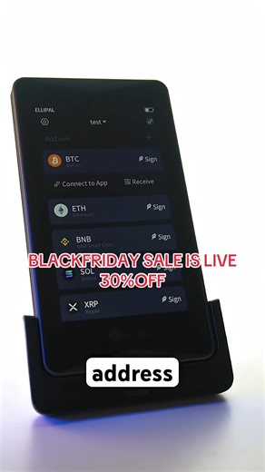 Sign with confidence! ⭐ The 4-inch display guarantees you're signing the correct address and amount every single time—no more transaction anxiety. 🤯 BLACK FRIDAY VALUE: Don't miss 30% OFF the Titan 2.0, plus FREE Shipping and a FREE $39 Case! Secure your peace of mind. ⬇ #foryou #TikTokShopBlackFriday #coldwallet #xrpcommunity #betterthanledger