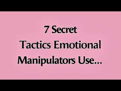 7 Secret Tactics Emotional Manipulators Use 🧠⚠️ | Mind Secrets