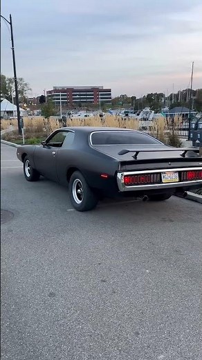 1973 Dodge Charger H code with New ￼Chrome bumpers