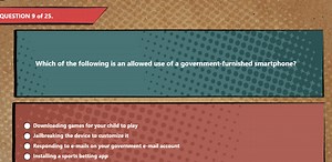 Which of the following is an allowed use of a government-furnis... | Filo