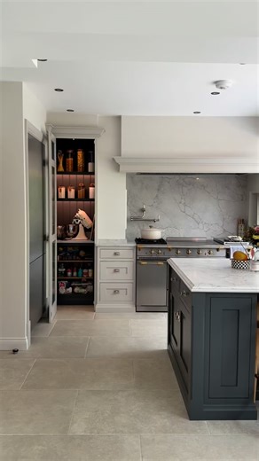 Our Classic collection blends our superior craftsmanship with timeless elegance - to create a space you’ll love for years to come. #kitchendesigner #luxurykitchen #classickitchen | Thomas James Bespoke Kitchens