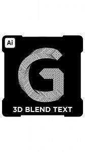 3D Blend Text Effect in Adobe Illustrator #texteffect #graphicdesign #photoshop #design #che #art #typography #text #logo #graphicdesigner #graphic #texteffects #spr #adobe #Illustrator #adobephotoshop #textes #texteamoureux #graphicart #d #textedamour #ais #textefran #quoteoftheday #citationsdusoir #citationsolitude #citationsurlavie #citationsdz #citationsad #bhfyp | Graphic Station