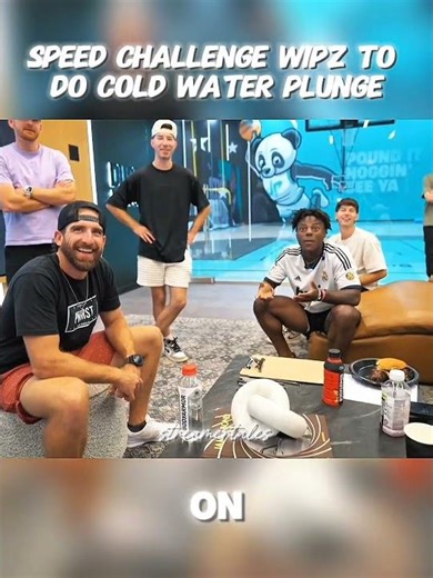 Wipz ACCEPTS Speed's Ice Bath Challenge! (And Actually Does It!) ❄️