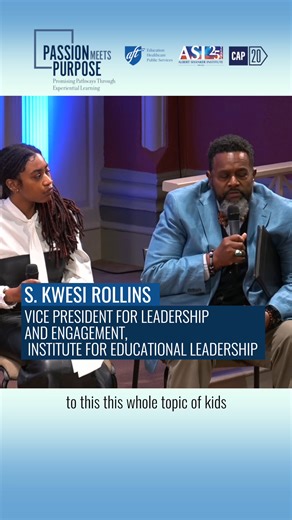 From AFT's Passion Meets Purpose conference on experiential learning and career pathways: S. Kwesi Rollins on the importance of engagement and how experiential learning can be the key. | AFT