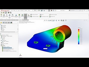 Tutorial Solidworks 2018 | Simulación estática | análisis estático | Solidworks simulation