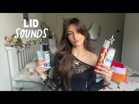 ASMR Lid sounds assortment🍶 (whispers, tapping, rambles)