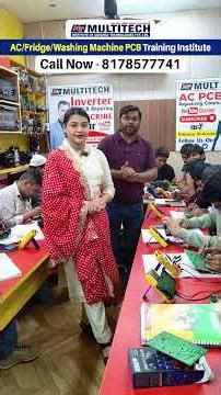 AC, Fridge & Washing Machine Repairing – Chip Level to Mechanical 🔧 | Multitech Institute