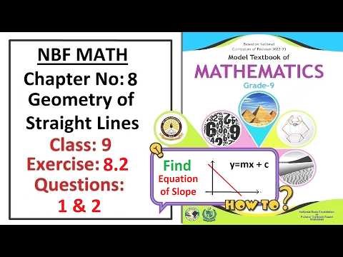 Math Class 9 (NBF) Exercise 8.2 Question 1 , 2 complete solution - (FBISE)