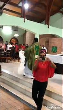 JERUSALEMA DANCE BY A PRIEST DURING CHURCH CEREMONY