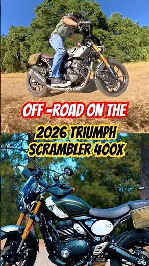 Off Road on the Triumph Scrambler 400x