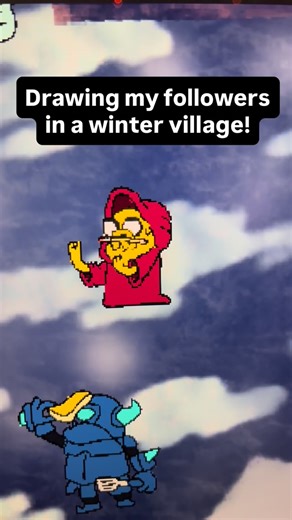 Rysuco on Instagram: "Follower Goal 6902/10k Drawing my followers in a winter village! This week is my last week of using my PTO at work sadly. I saved up my PTO all year and used it all for December so I could have a bunch of free time. It was nice but I’m sad I’ll have to go back to regular hours again next week. We have been slow at work so I probably won’t be working a full week, but I like money so I also hope I work more. School also starts soon, in about 2 weeks, so that’ll also be someth