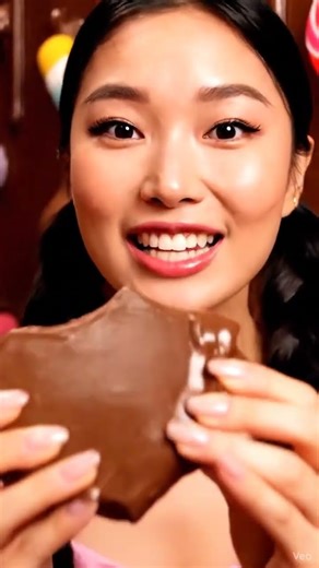 walk into choco house & eat the choco, asmr🍫