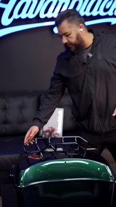 Moto Onfire White Sand Pearl Chopped Tour Trunk Pack Black Latch Wrap-around Backrest Pad Fit for Harley Touring Road Glide Street Glide Road King Electra Glide