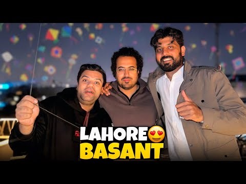 Lahore Basant with Ducky bhai And All Marthsquad 😍| Hawa he nai 😓| Bilal Marth