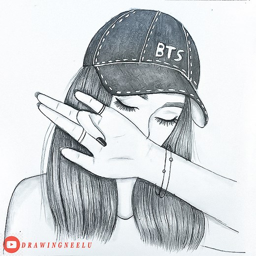 #Girldrawing #Pencildrawing #Easydrawing #art | Drawingneelu