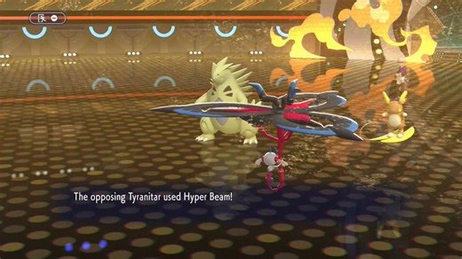 Hyper Beam animation looks insane.