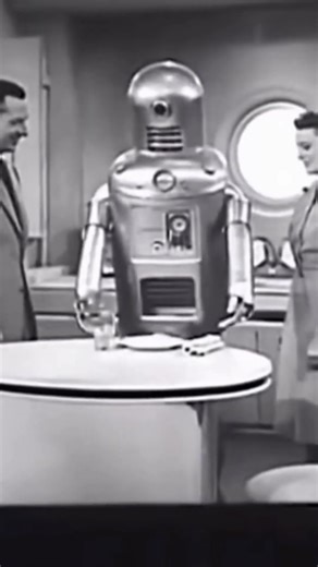Blooper: A 1950s Newsreel on a Robot Serving Breakfast (Parody) | Recreating the Past