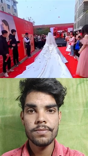 Why is the Japanese bride's lehenga so long? #shorts