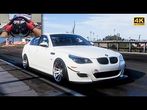 BMW M5 - Forza Horizon 5 | Logitech G923 Steering Wheel [4K]