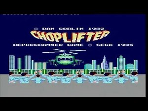 [Master system] Introduction du jeu "Choplifter" de SEGA (1986)